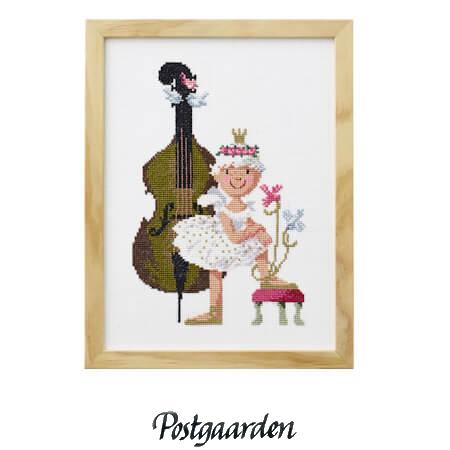 92-5548 Balletpigen permin broderi - postgaarden.com