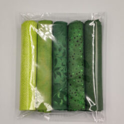 STOFP06 grøn stofpakke patchwork - postgaarden.com
