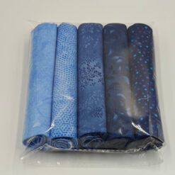 STOFP07 blå stofpakke patchworkstof - postgaarden.com