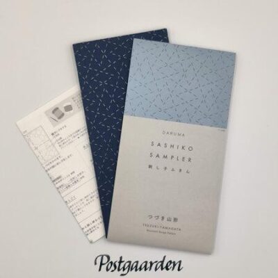 1206 sashiko sampler mountain range pattern - postgaarden.com