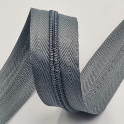 6mm grå lynlås - postgaarden.com