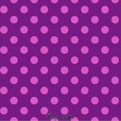 7960 Lilla med prikker True colours Tula Pink patchworkstof - postgaarden.com
