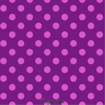 7960 Lilla med prikker True colours Tula Pink patchworkstof - postgaarden.com