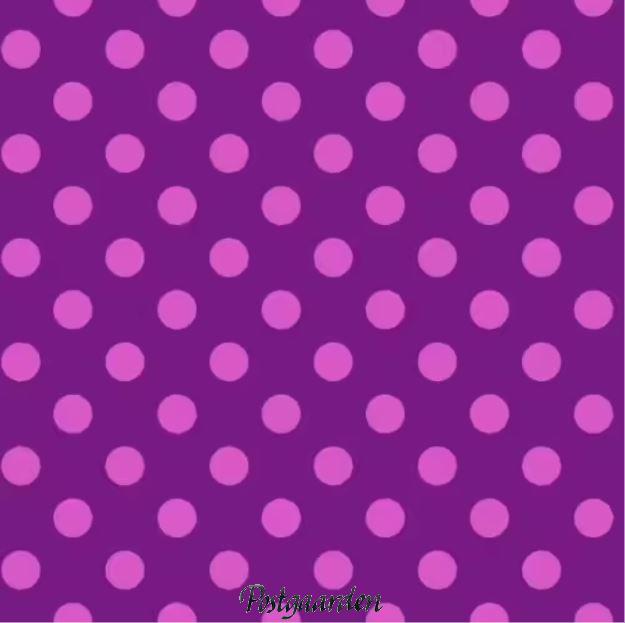 7960 Lilla med prikker True colours Tula Pink patchworkstof - postgaarden.com