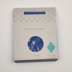 koboltblå kogin hør broderistof - postgaarden.com