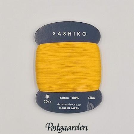 Gul sashiko broderigarn - postgaarden.com