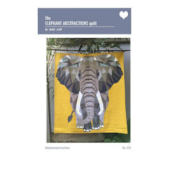 VC010 Elephant Abstractions quilt patchwork mønster - postgaarden.com