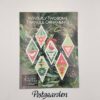 winterly twosome triangle ornaments korssting mønster jul - postgaarden.com