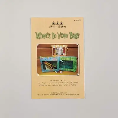 patchworkmønster Whats in your bag? - Varenummer 70WB