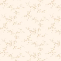 creme patchworkstof med grene - Varenummer 7988