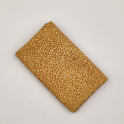 Spændende gylden patchworkstof med prikker og guld - Varenummer FQ7977