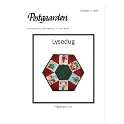 Lysedug patchwork mønster - Varenummer 2501M