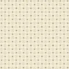 Beige med sort mønster patchworkstof - 7991
