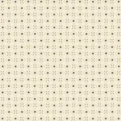Beige med sort mønster patchworkstof - 7991