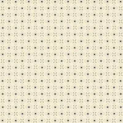 Beige med sort mønster patchworkstof - 7991
