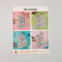 mini stockings korssting broderi mønster