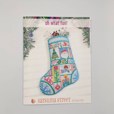 oh what fun korssting broderi mønster