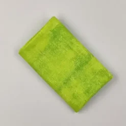 FQ8007 limegrøn dry brush patchworkstof