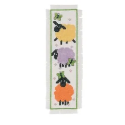 bogmærke får i korssting - 05-6146