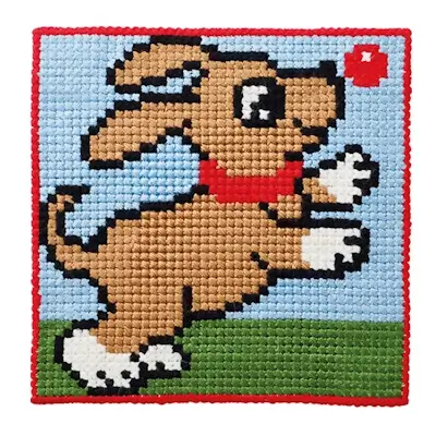 hund med bold stramaj - 9423