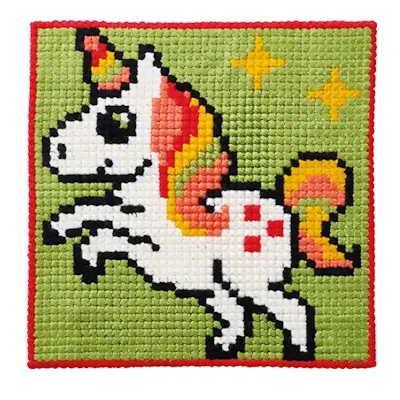 Enhjørning med stjerner stramaj - 9424