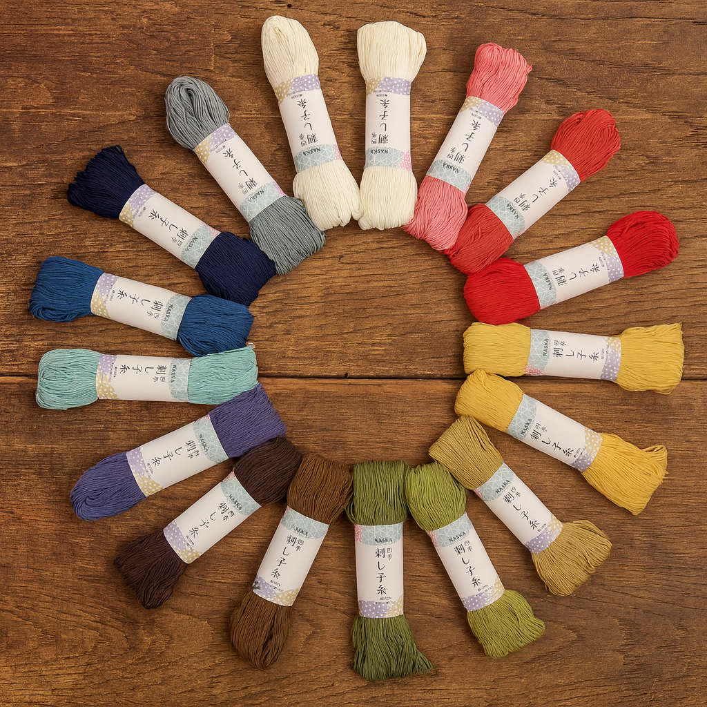 kraftig Sashiko Tråd