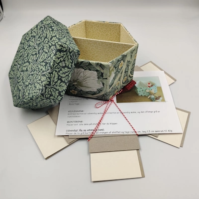 lille sekskant med indsats