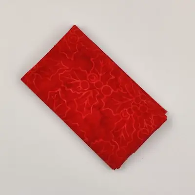 FQ8028 rød bali batik misteltoe