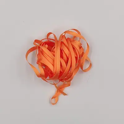 A4007 orange silkebånd