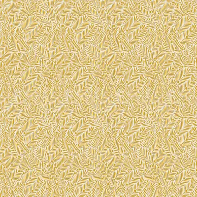 8039 Hvid med gule grene patchworkstof william morris