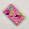 FQ8034 Pink med blade patchworkstof