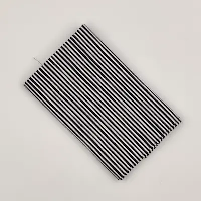 FQ8067 Ebony and Black Strib patchworkstof