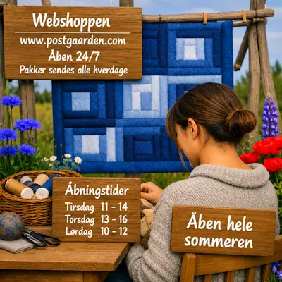 åbningstider sommer 2026 postgaarden