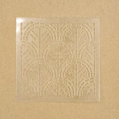 sashiko skabelon waves