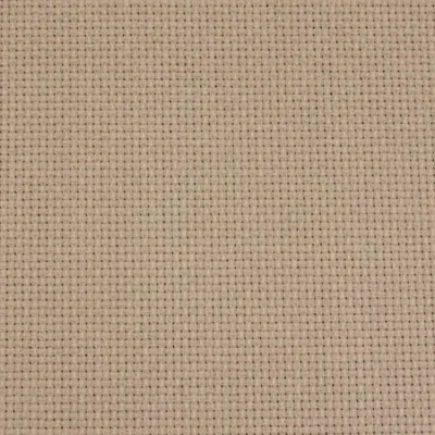357/100 Natur Brun broderistof Aida