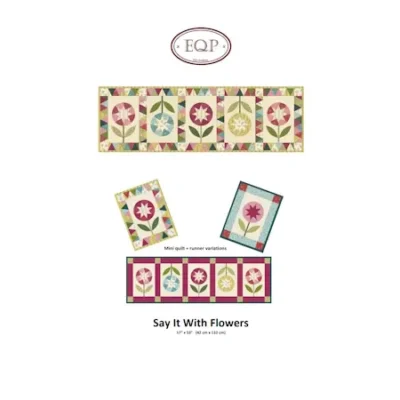 Say it with flowers - patchwork mønster