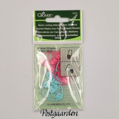 3031 Clover Stitch Markers strik - postgaarden.com