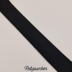 Sort gjordbånd 32mm - postgaarden.com