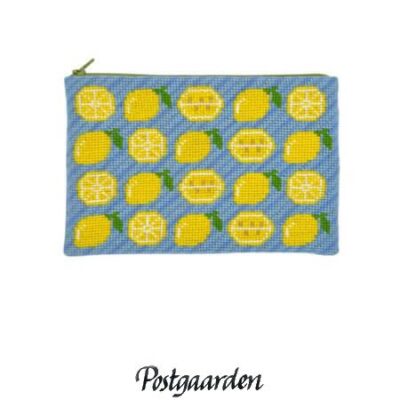 lemon pung clutch fru zippe broderi - postgaarden.com