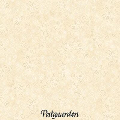 7788 Creme med prikker patchworkstof - postgaarden.com