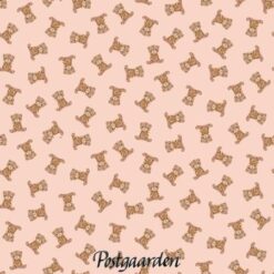 7815 Cream med små bamser patchworkstof - postgaarden.com