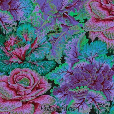 7830 mørk kål philip jacobs patchworkstof - postgaarden.com