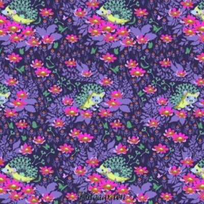 7832 pindsvin tula pink patchworkstof - postgaarden.com