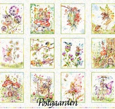097840 panel med feer patchworkstof - postgaarden.com