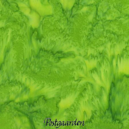 7843 grøn meleret bali batik patchworkstof - postgaarden.com
