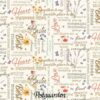 7867 blomster tekst patchworkstof - postgaarden.com