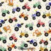 7881 flannel hvid med traktor patchworkstof - postgaarden.com