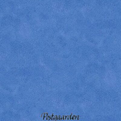 7882 mellemblå prikker dimples patchworkstof - postgaarden.com