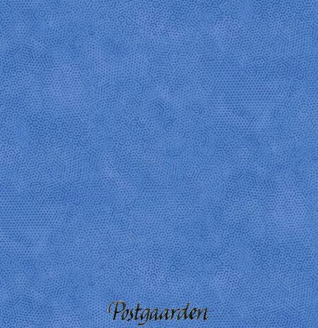 7882 mellemblå prikker dimples patchworkstof - postgaarden.com