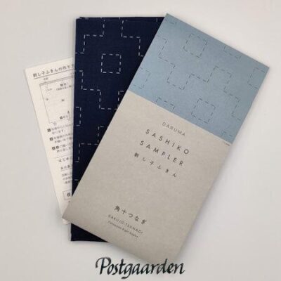 connected right angles sampler sashiko - postgaarden.com